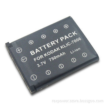 Camera Battery with Li-ion Cell Type and 450mAh Capacity